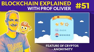 [BLOCKCHAIN EXPLAINED] #51 - Feature of Cryptocurrency: Anonymity [in French, with subs in Eng, Chi]