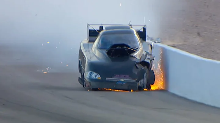 Funny Car driver Jon Capps walks away from scary r...