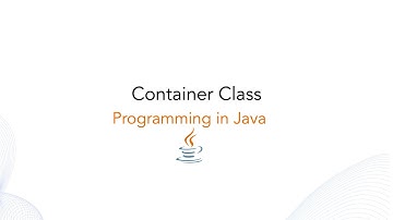 Container Class in java