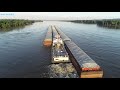 Towboat mv joseph patrick eckstein northbound mississippi river  grafton ferry landing