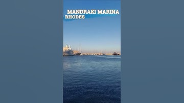 RHODES TOWN ~ MANDRAKI HARBOUR ~GREECE #rhodesgreece #mandrakiharbour #rhodestown
