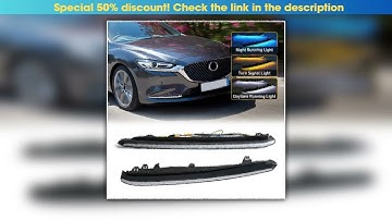 For Mazda 6 2018 2019 2020 2021 Car LED Daytime Running Light Assembly 3 Color Turn Signal