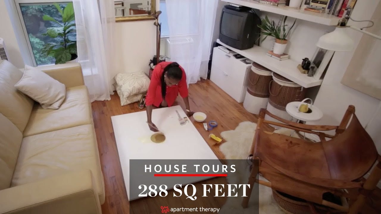 288 Square Feet In Brooklyn Apartment Therapy Youtube
