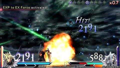 Dissidia 012 Cloud Limit Breaks