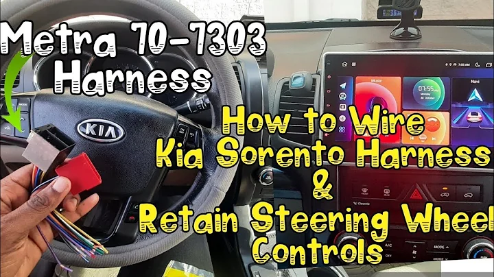 How to Wire 2011 Kia Sorento Aftermarket Radio and Retain Steering wheel control | No Canbus Needed