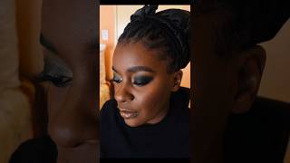 Smokey Black And Dark Green Glam.