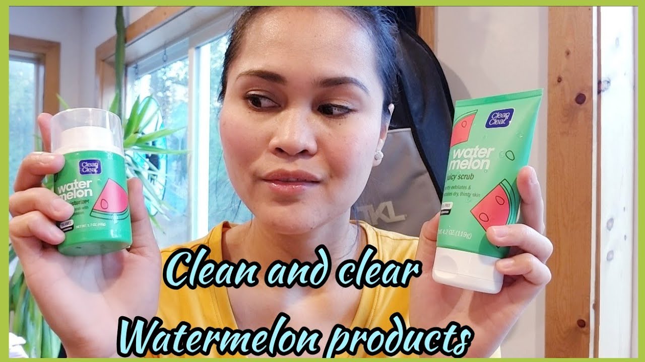 Trying Clean and Clear Watermelon Products Review Marylan Ehl YouTube