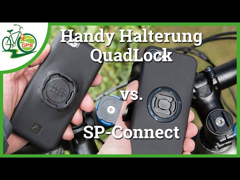 Smartphone ? Fahrrad ? Halterung SP-Connect vs. QuadLock ?
