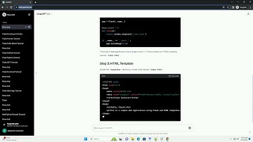 flask python html template