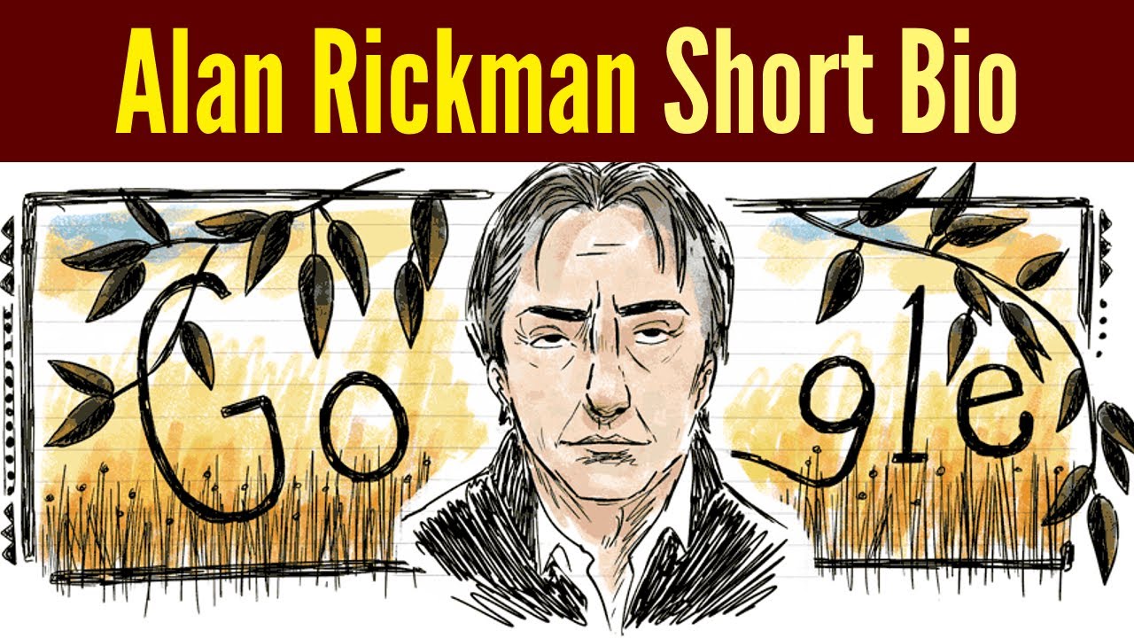 Alan Rickman Google Doodle - Youtube