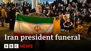 Crowds Gather Ahead Of Iranian President Ebrahim Raisi Funeral | Bbc News