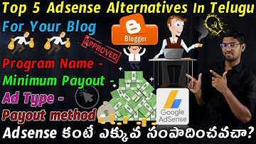 Top 5 Adsense Alternatives 2020 | Top 5 Adsense Alternatives In Telugu 2020 By Prawin In Prawin Tech