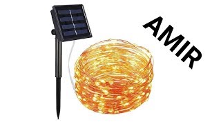 AMIR Solar Lichterkette 10m