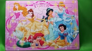 プリンセス ディズニー パズル Disney シンデレラ アリエル ベル ジャスミン 白雪姫 オーロラ姫 Youtube