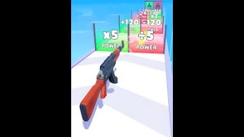 Weapon Master Gun Shoot Run   Level Up Gun Max Level Gameplay Weapon Master PART 4 IOS ANDROID 60 FP