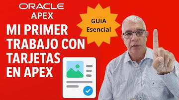 Cómo crear tarjetas increíbles en Oracle Apex fácil y rápido