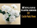 Cara Membuat Bunga Mawar dari plastik kresek bekas//FLOWER MAWAR PLastik crackle