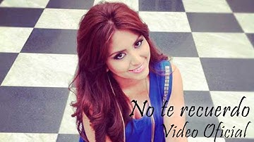 No te recuerdo / Mi corazón ya te olvidó (Video Oficial) - Nicole Pillman