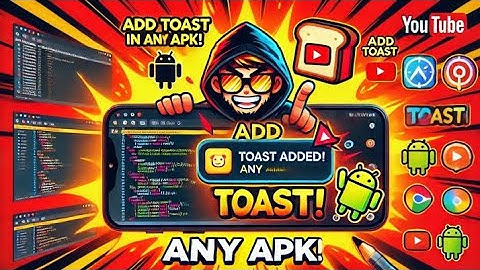 How to add Toast In Any Apk Using Toast Maker App @DESIMODER