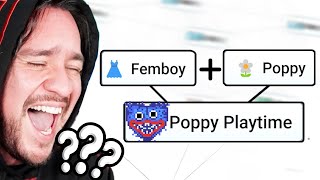 I Crafted POPPY PLAYTIME Using a FEMBOY - [Infinite Craft]
