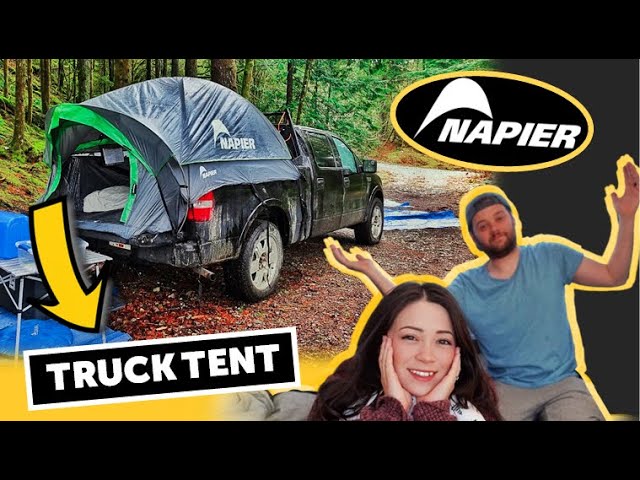 Camping in our NEW TRUCK TENT for the FIRST TIME (backcountry