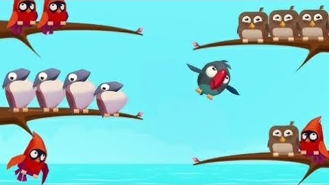 Color Bird Sort - Puzzle Game - Level 1-10 Gameplay | NOOB vs PRO vs MASTER vs HACKER