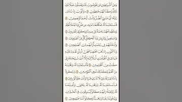 سورة الأنبياء من آية(٨١) إلى آية (٩١).
