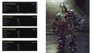 Darksiders 2 - Abyssal Armor all full set locations & crucible Walkthrough part 78 Darksiders 2