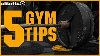 JUST THE TIP: Top 5 Home Gym Hacks (MISTAKES TO AVOID!)