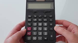 Casio Ax-12 S Hesap Makinesi