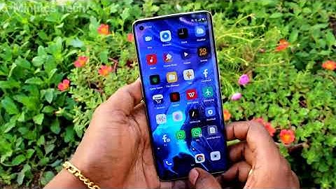 How to take photos by touching the screen in Oppo Reno 4 Pro