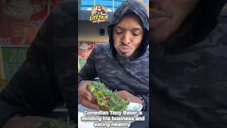 Famous Comedian Tony Baker On Chill Mode #comedy #vibes #chillvibes  #eating #vegan Net Worth