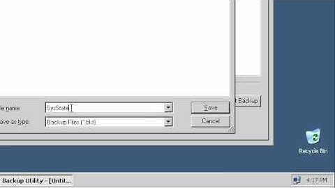 Active Directory Backup in Windows Server 2003