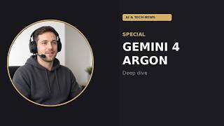 SPECIAL: Gemini 4 Argon Deep Dive — Google’s Fairwind-first Frontier Model