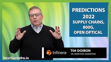 Predictions 2022: Supply Chains, 800G, Open Optical