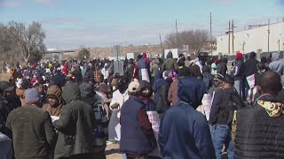 Workers strike outside JBS meatpacking plant in Greeley