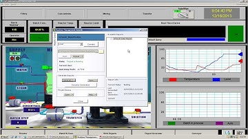 Wonderware InTouch with Dream Report Demonstration 12 Minute Video