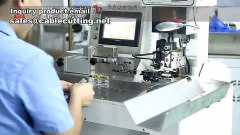 Semi Automatic Terminal Crimping Machine,Multi core Cable Stripping Terminal Crimping,Cable Crimping