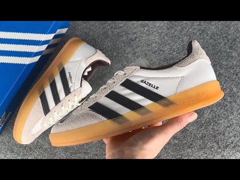 靴 adidas gazelle indoor hikari shibata Hikari Shibata X Gazelle Indoor 'White Night Grey Gum