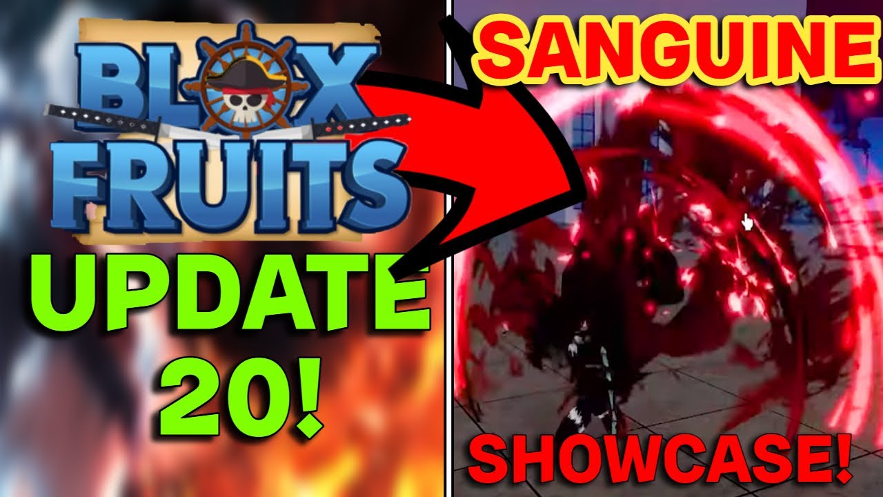 Sanguine Fighting Style Showcase ON BLOX FRUITS UPDATE 20! - YouTube