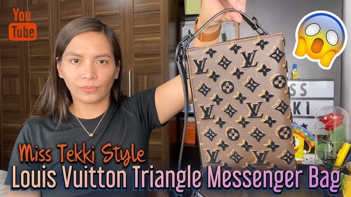 Louis Vuitton 2020 Tuffetage Monogram Triangle Messenger - Brown