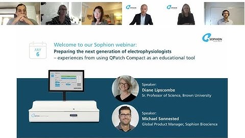 Sophion webinar: Preparing the next generation of electrophysiologists using QPatch Compact