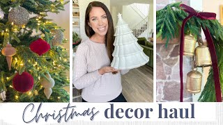 NEW CHRISTMAS DECOR HAUL + DECORATING IDEAS | CHRISTMAS DECOR 2023 | Jessica Giffin