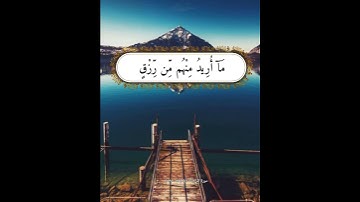سورة الذاريات آية.  ٥٥ -- ٥٨