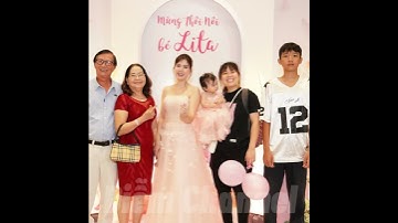 Diễn viên Kha Ly cùng mẹ ruột rất vui mừng và hạnh phúc trong tiệc mừng thôi nôi con gái Lita