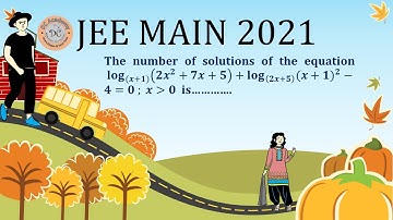 The number of solutions of the equation log_((x+1))⁡(2x^2+7x+5)+log_((2x+5))⁡(x+1)^2-4=0  is