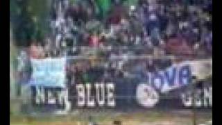 Andria; in Curva Nord lo striscione sottratto a Lecce