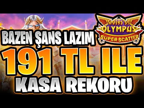 GATES OF OLYMPUS SUPER SCATTER ⚡1000 TÜRKÇE ⚡ ŞANS BİZDEN YANA 190 TL İLE KATLAMA REKORU NASIL ALDIK