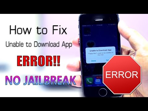 Fix "Unable to Download App" (NO JAILBREAK) iOS 9 - 9.3.1