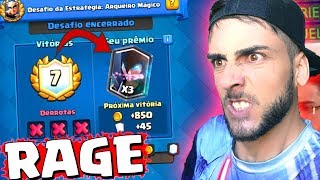 RAGE DESAFIO DA ESTRATÉGIA: ARQUEIRO MÁGICO NO CLASH ROYALE  - AO VIVO